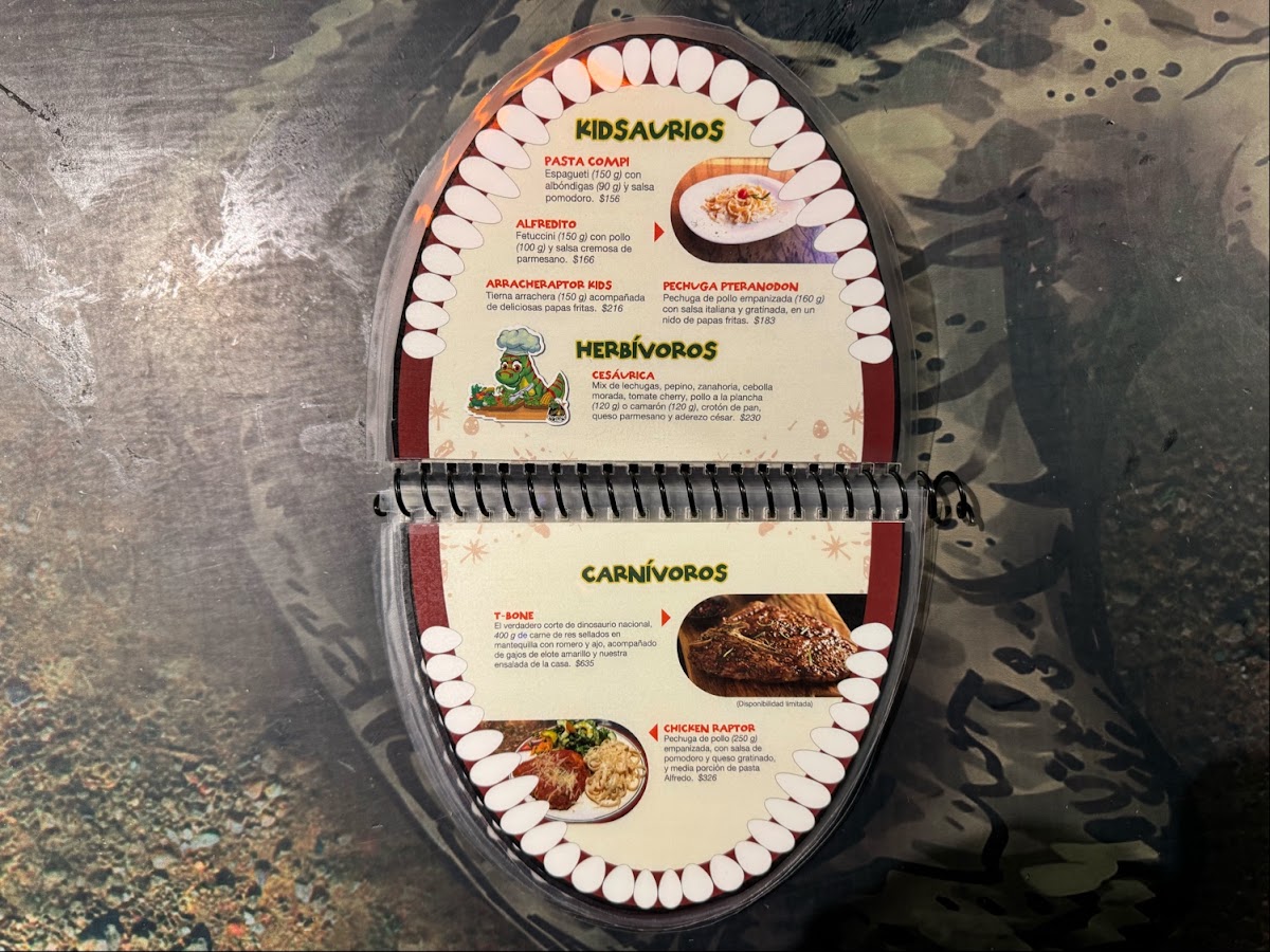 Prehistoric Land Menu Photo 5