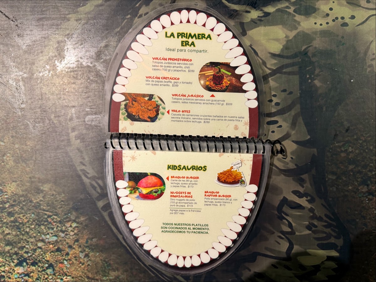 Prehistoric Land Menu Photo 8