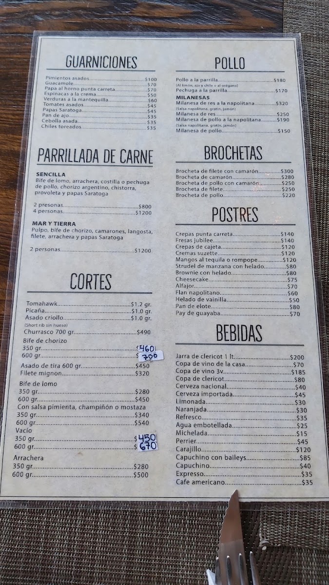 Puerto Montt Parrilla Argentina Menu Photo 4