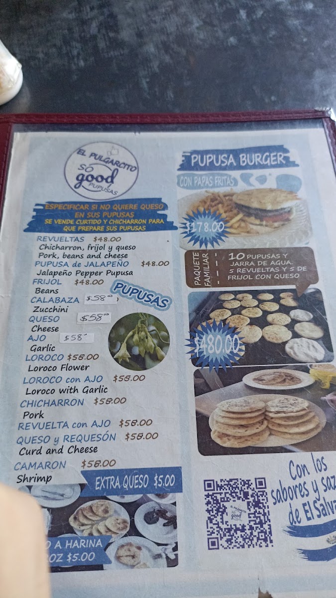 Pupuseria El Pulgarcito En Rosarito Menu Photo 3