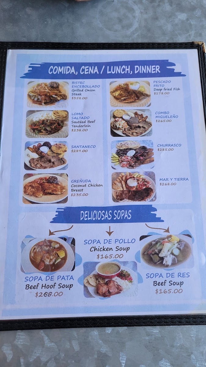 Pupuseria El Pulgarcito En Rosarito Menu Photo 4