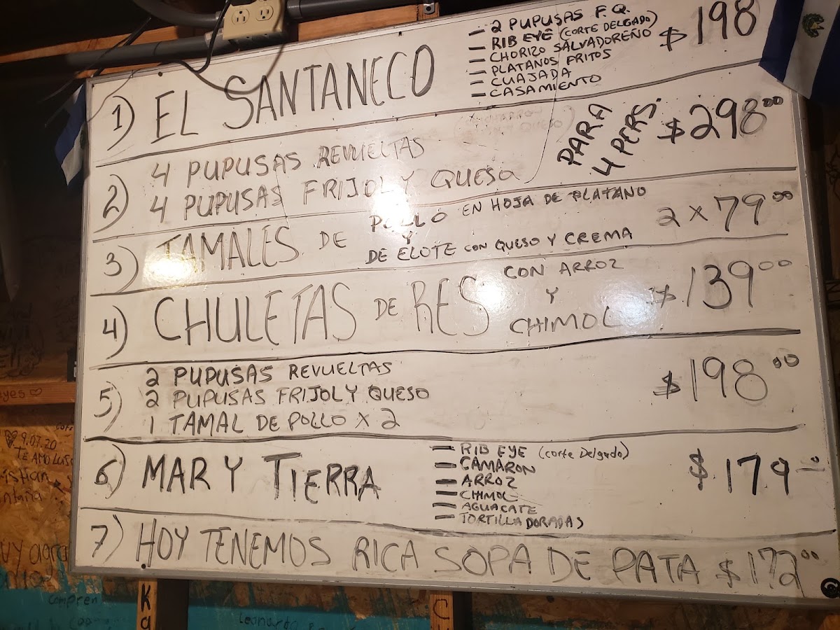 Pupuseria El Pulgarcito En Rosarito Menu Photo 8