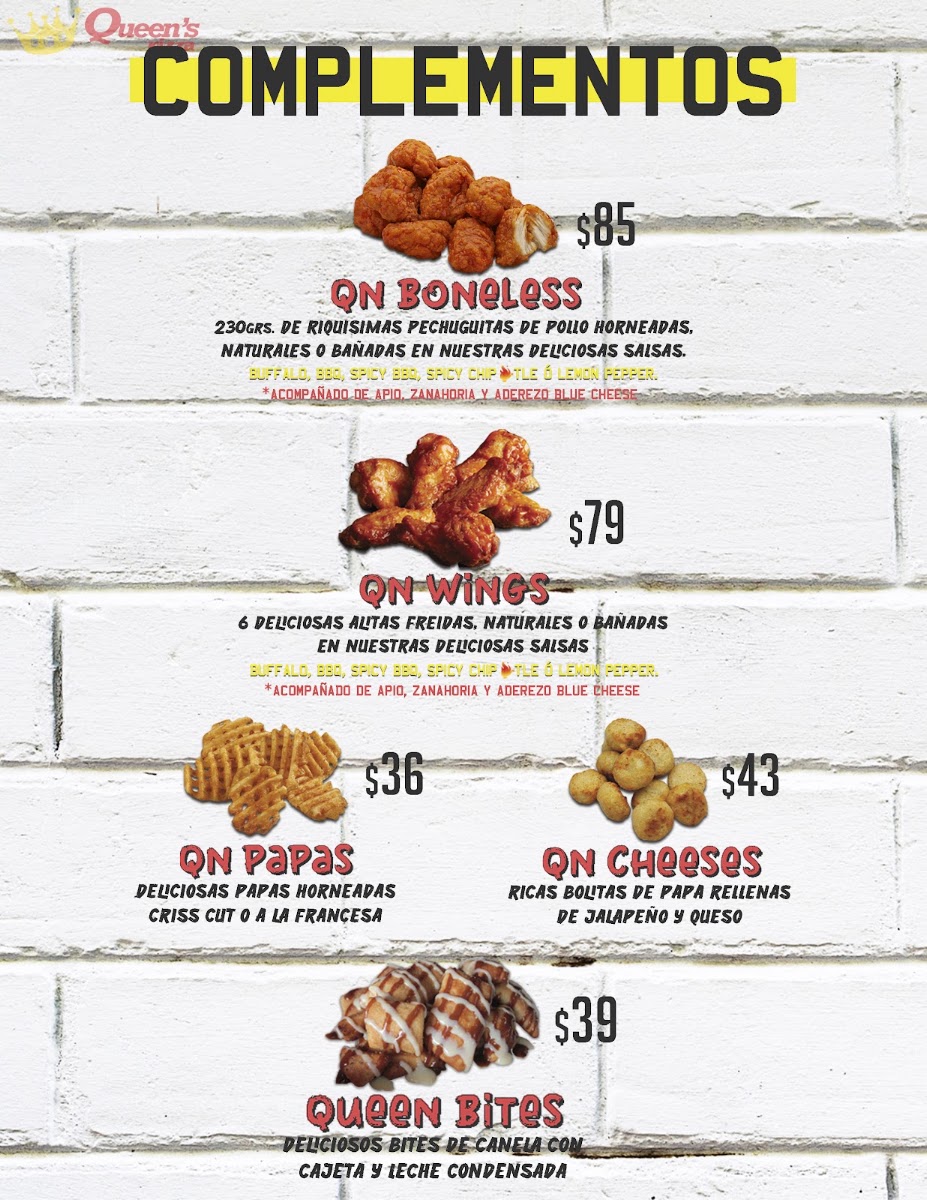 Queen's Pizza Los Morales Menu Photo 3