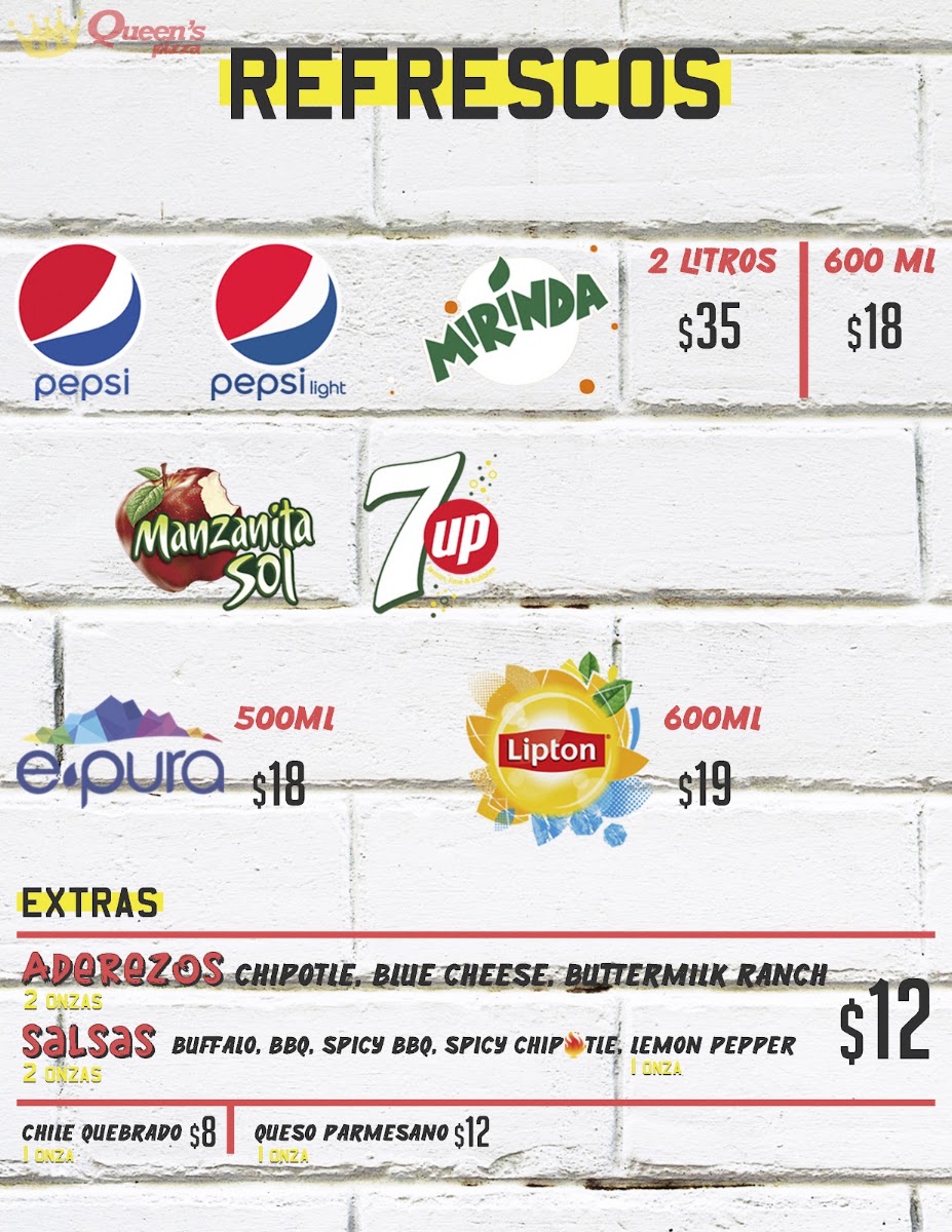 Queen's Pizza Los Morales Menu Photo 9