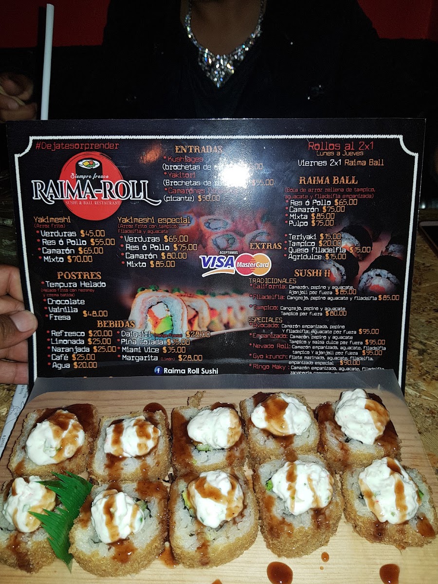 Raima roll sushi Menu Photo 4