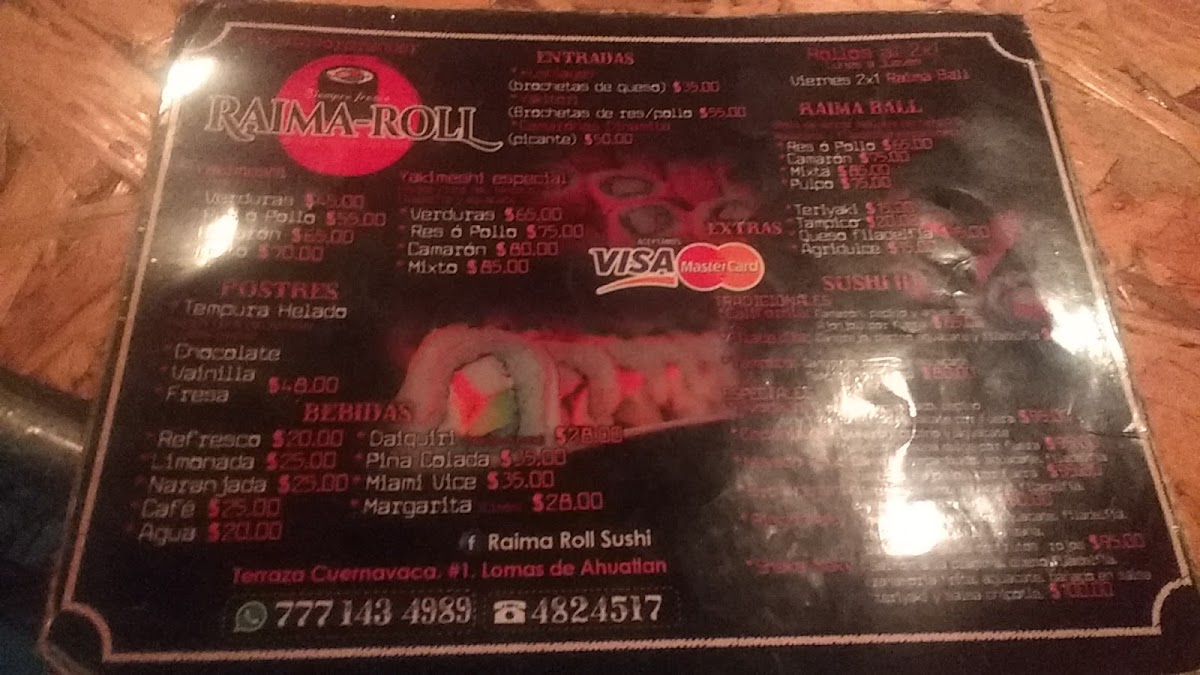 Raima roll sushi Menu Photo 5