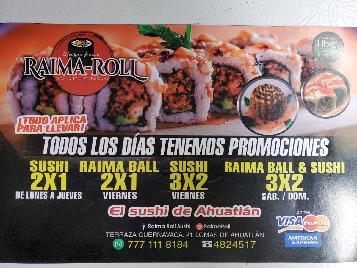 Raima roll sushi Menu Photo 6
