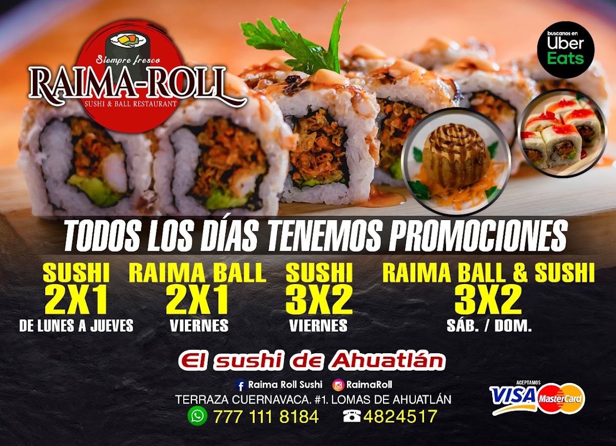 Raima roll sushi Menu Photo 7