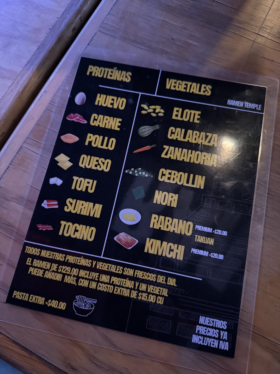 Ramen Temple Menu Photo 6