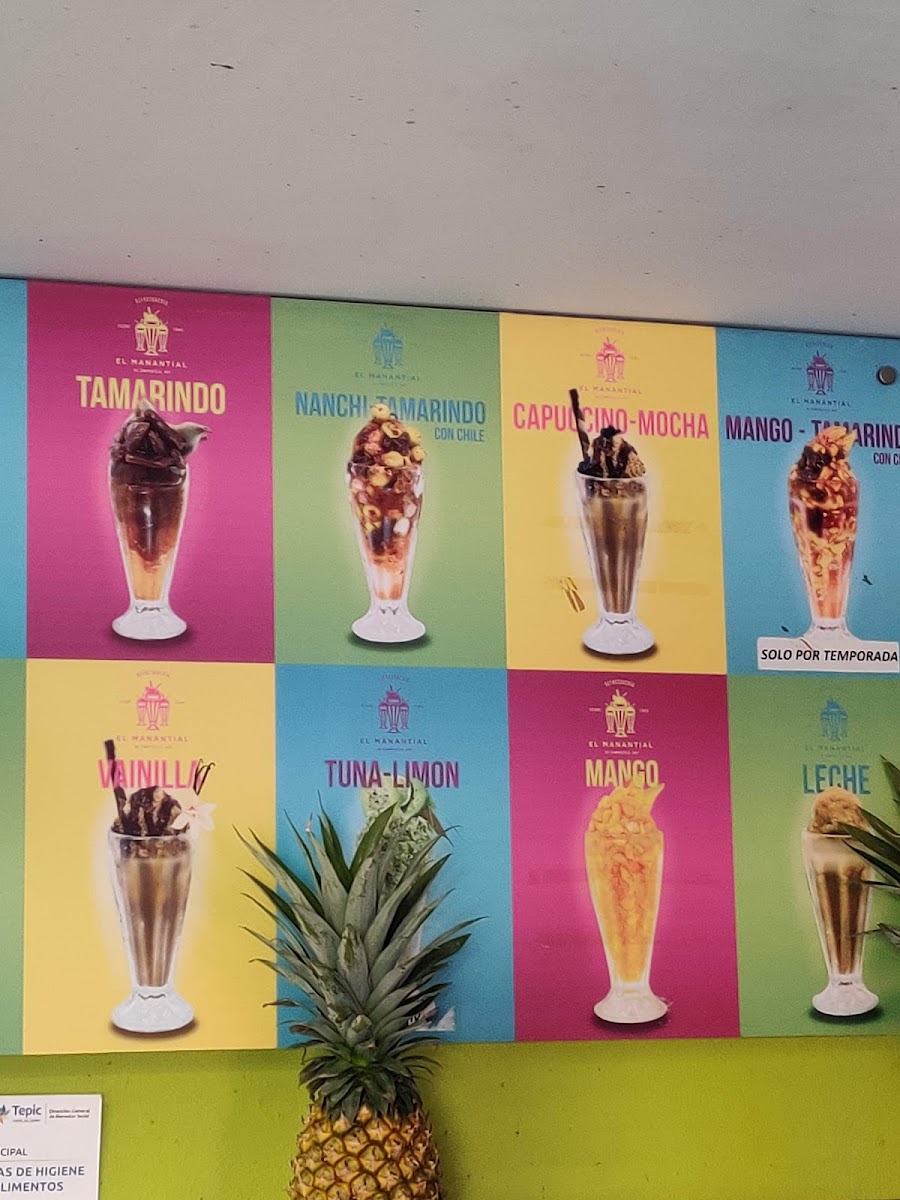 Raspados El Manantial Menu Photo 3