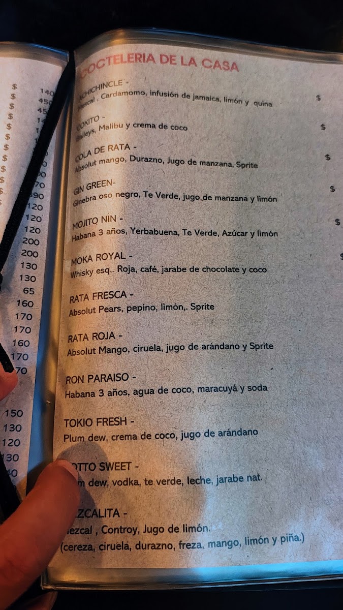 Rata Roja Menu Photo 2