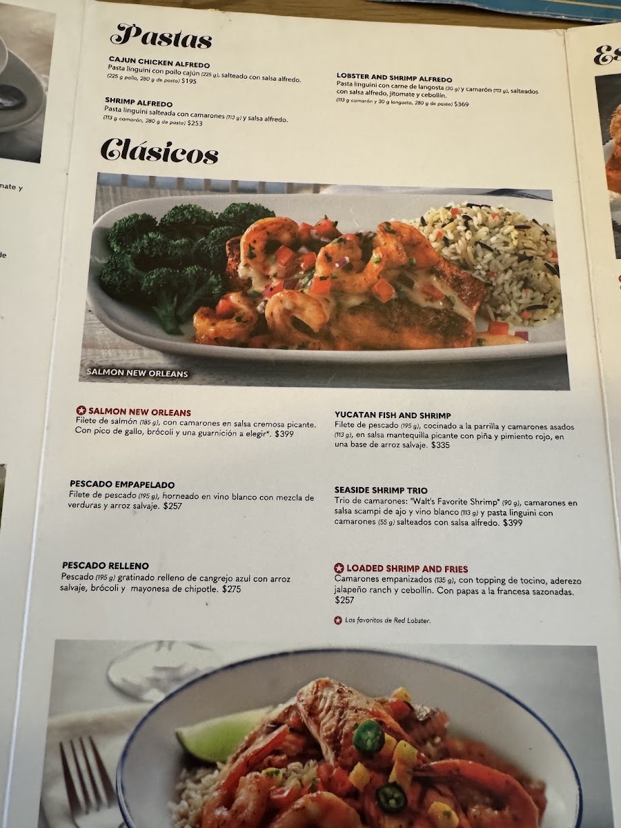 Red Lobster Menu Photo 3