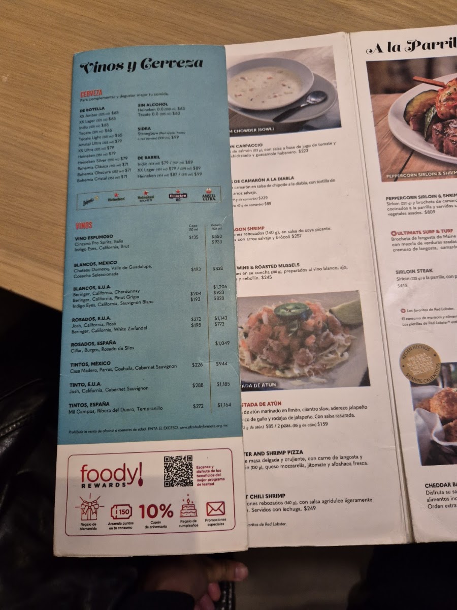 Red Lobster Menu Photo 5