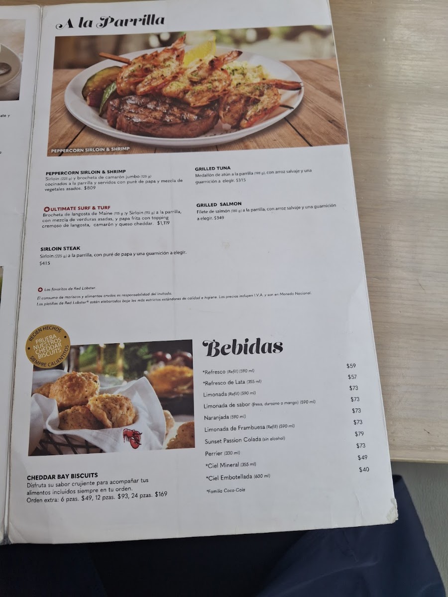 Red Lobster Menu Photo 6
