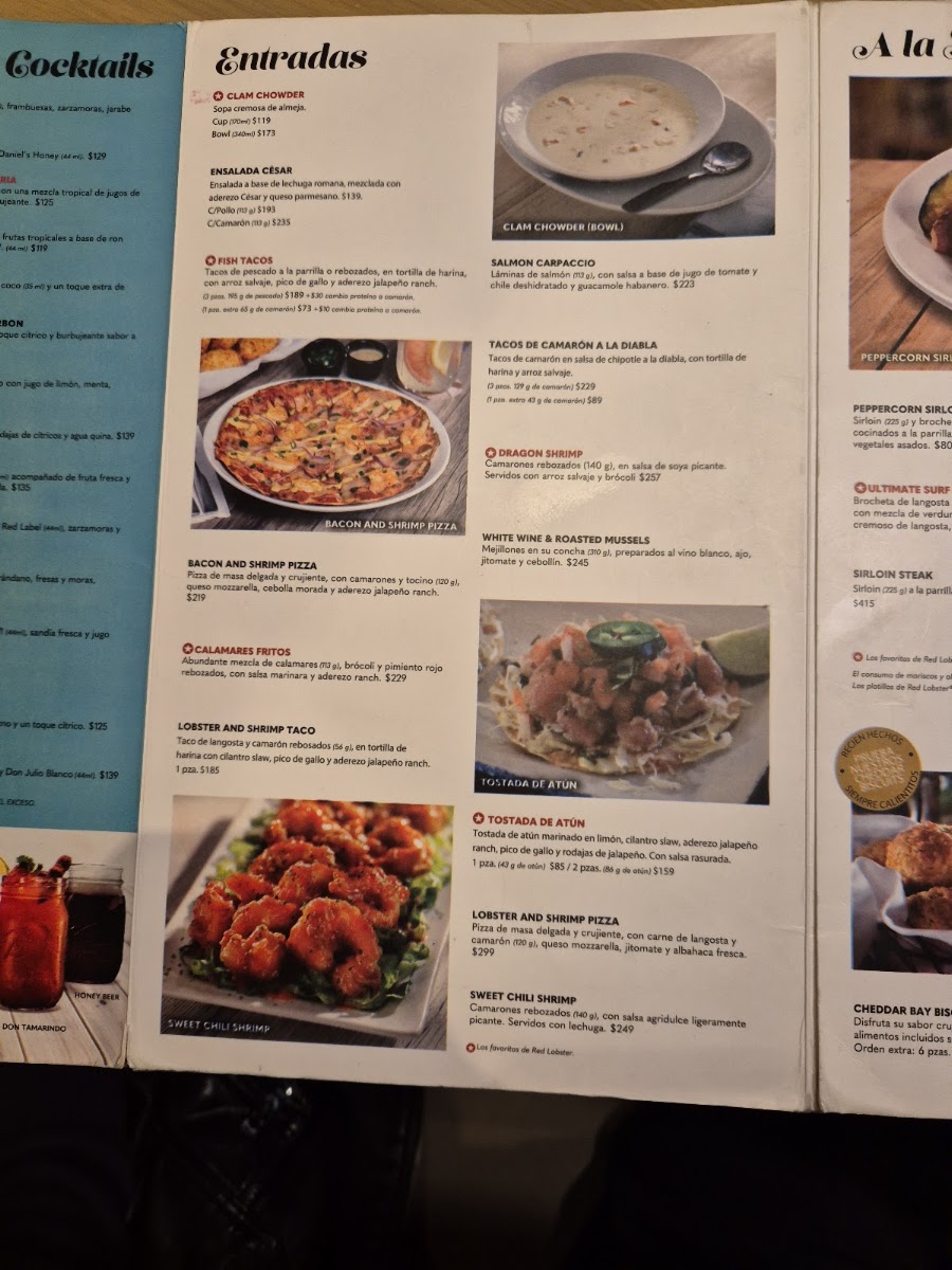 Red Lobster Menu Photo 8