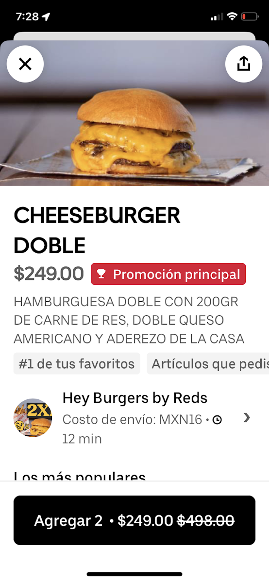 Red's Burger Shop Las Aguilas Menu Photo 5