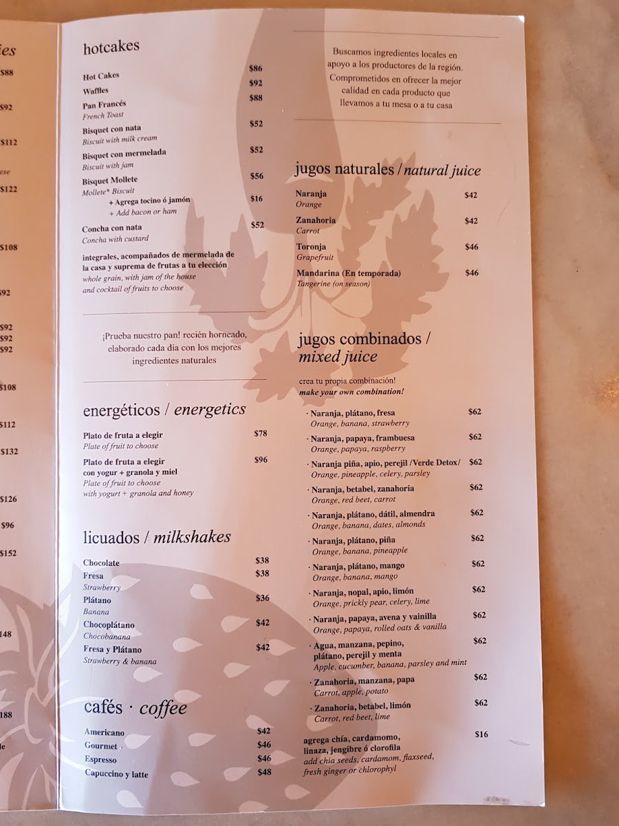 Refugio Tierra Menu Photo 10