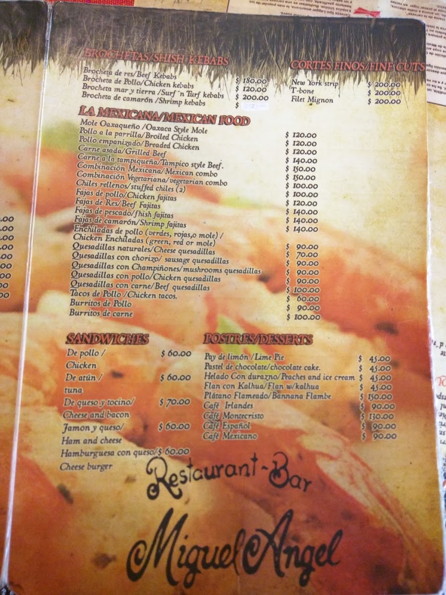 Restaurant Bar Miguel Angel Menu Photo 10