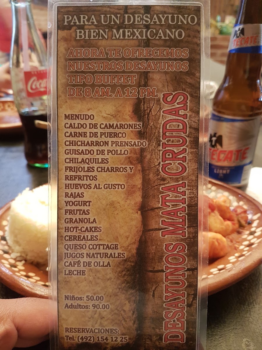 Restaurant Campreste Mata Crudas Menu Photo 10