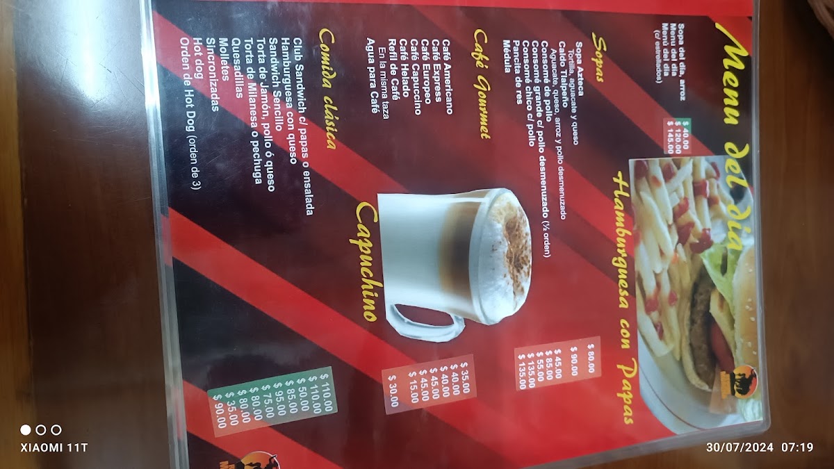 Restaurant La Morena Menu Photo 10