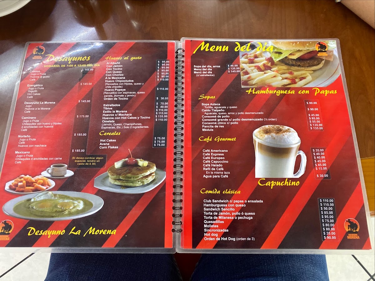 Restaurant La Morena Menu Photo 2