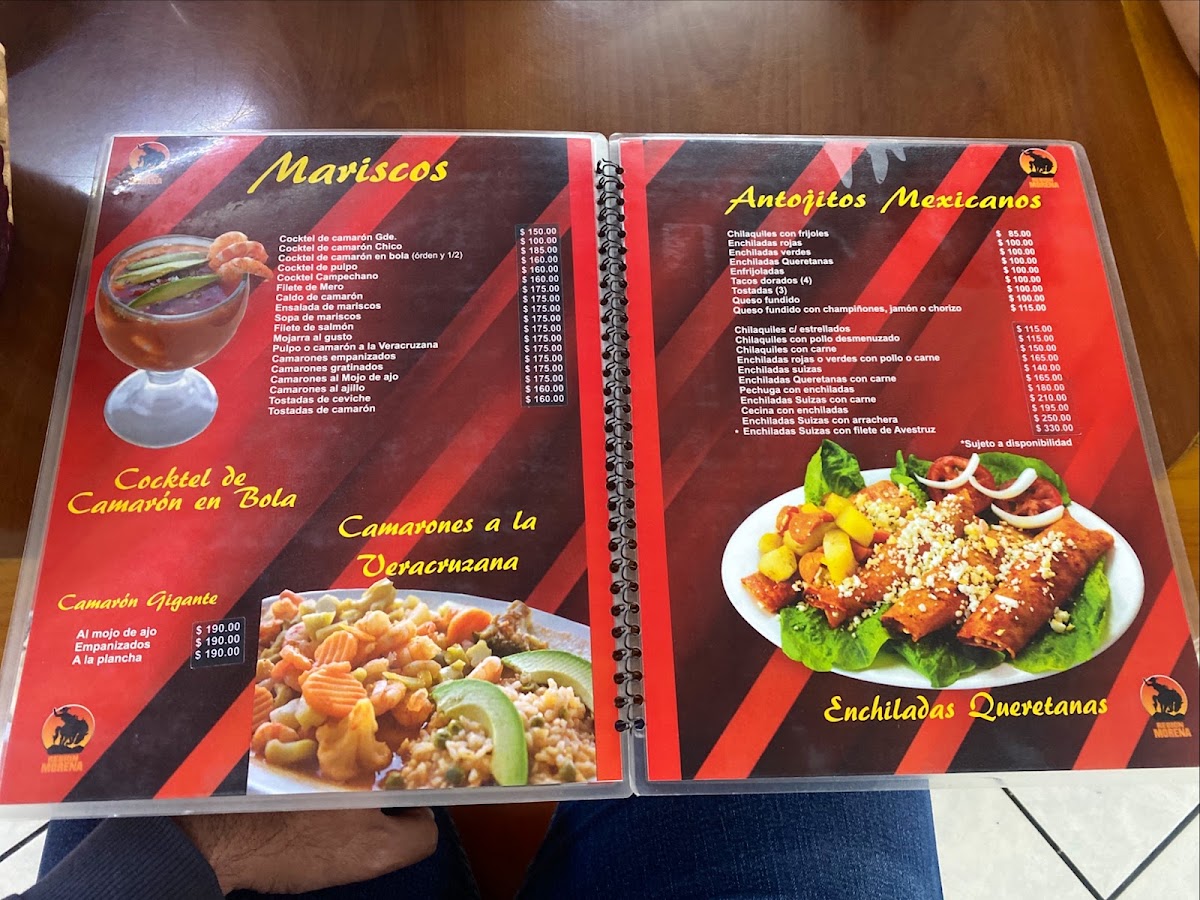 Restaurant La Morena Menu Photo 3