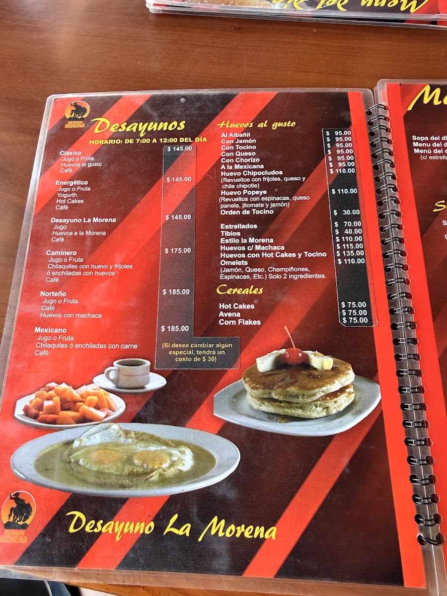 Restaurant La Morena Menu Photo 5