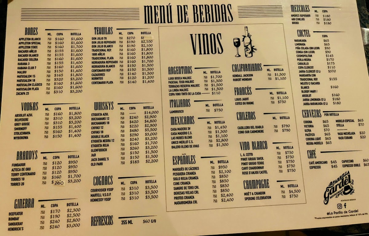 Restaurant La Parrilla De Gardel Menu Photo 2