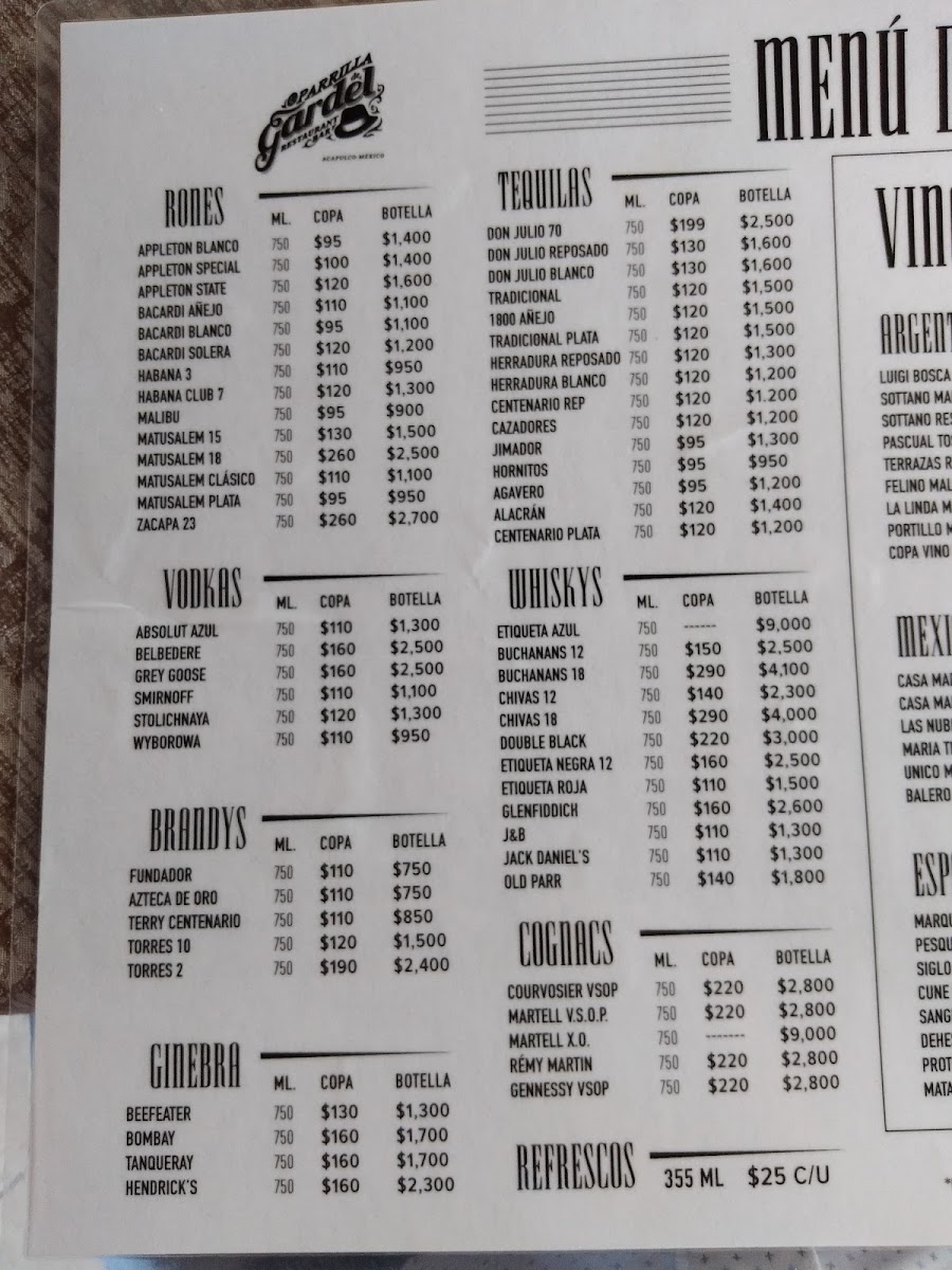 Restaurant La Parrilla De Gardel Menu Photo 6