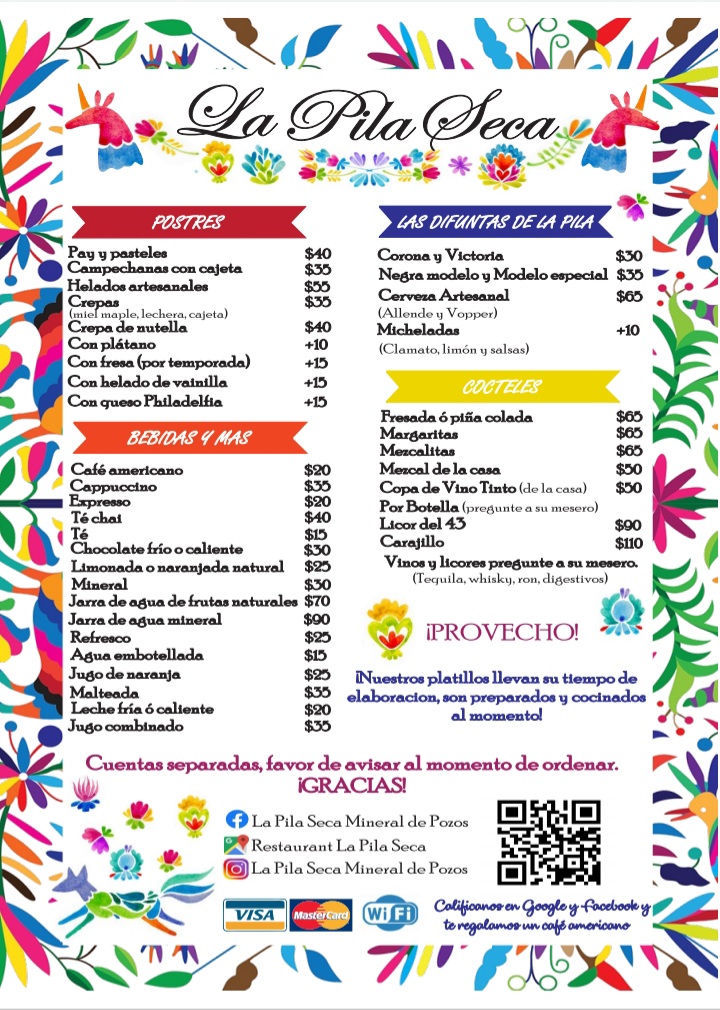 Restaurant La Pila Seca Menu Photo 10