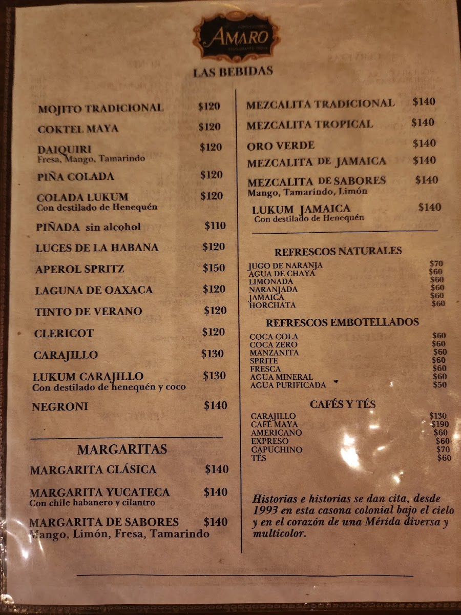 Restaurante Amaro Menu Photo 6