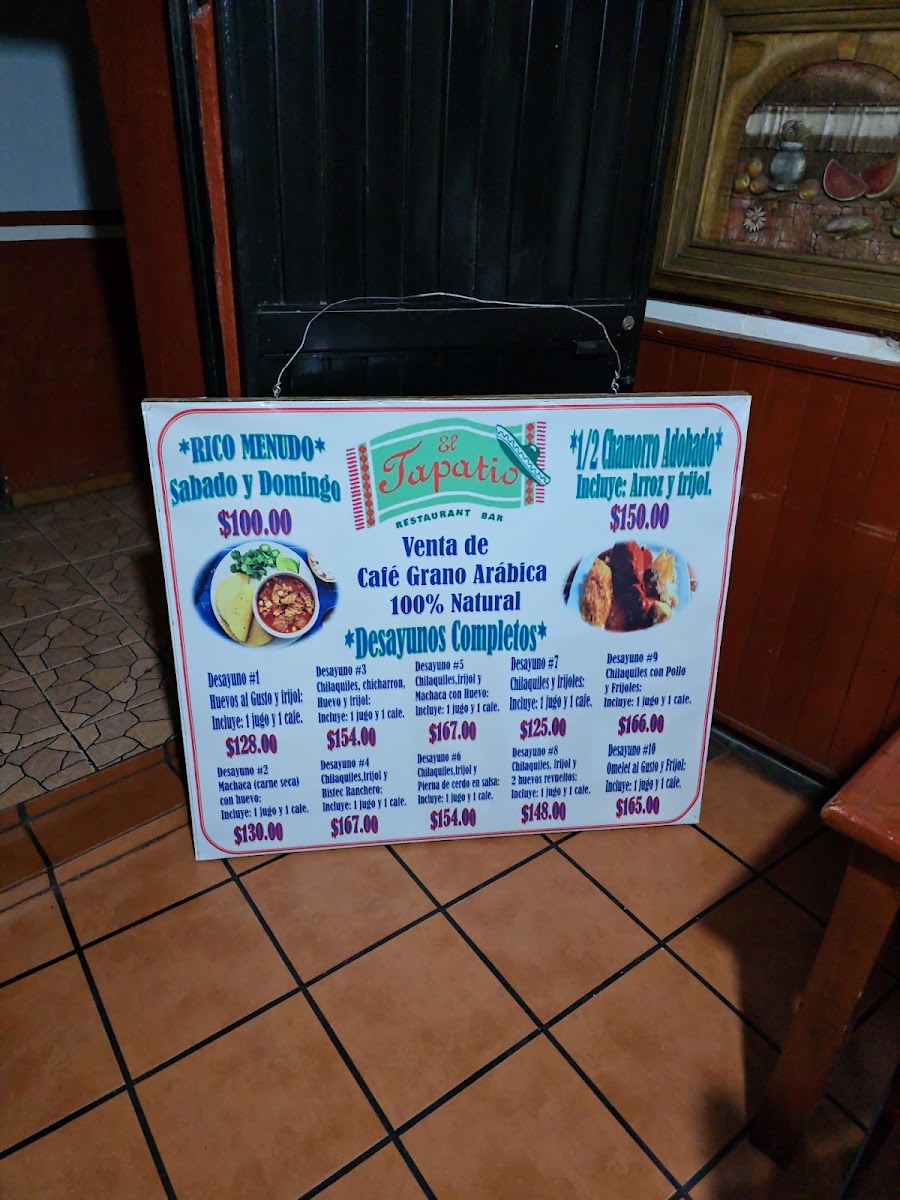 Restaurante Bar El Tapatio Menu Photo 2