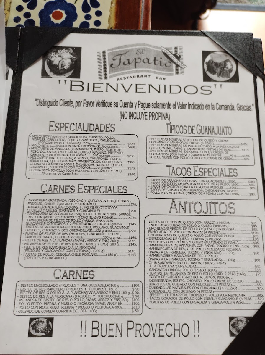 Restaurante Bar El Tapatio Menu Photo 6