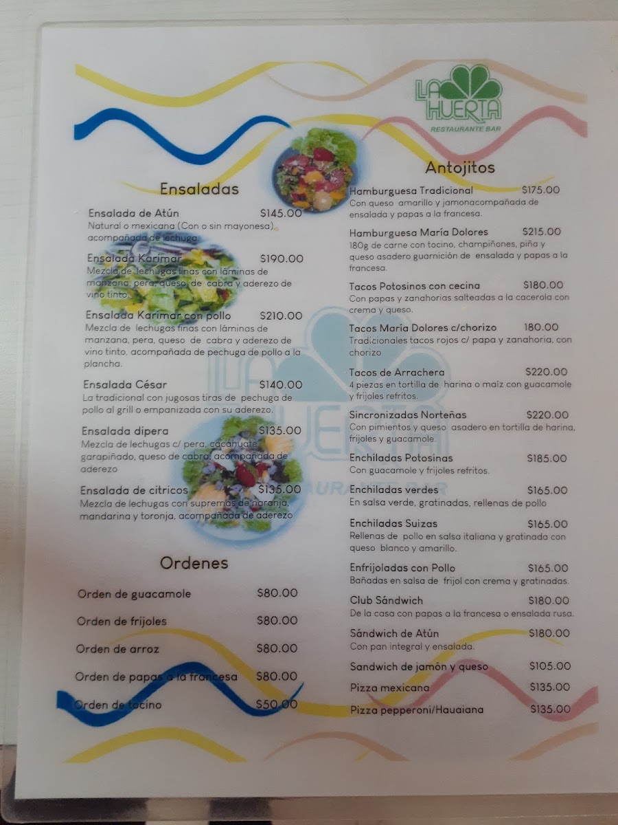 Restaurante Bar La Huerta Menu Photo 7