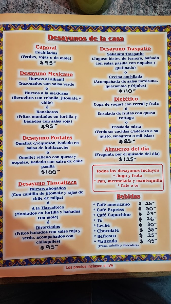 Restaurante Bar Los Portales Menu Photo 3