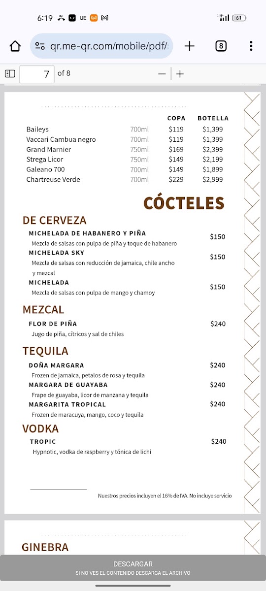 Restaurante bar Sky 3601 Menu Photo 10