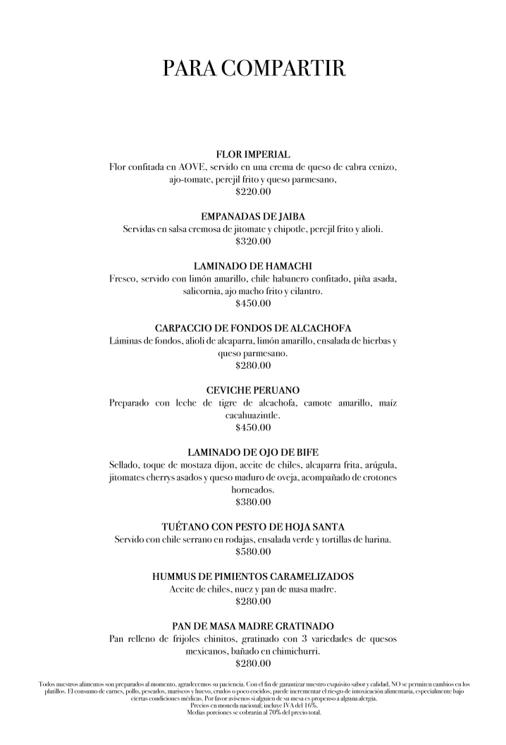 Restaurante Bixa Cocina Auténtica Menu Photo 4
