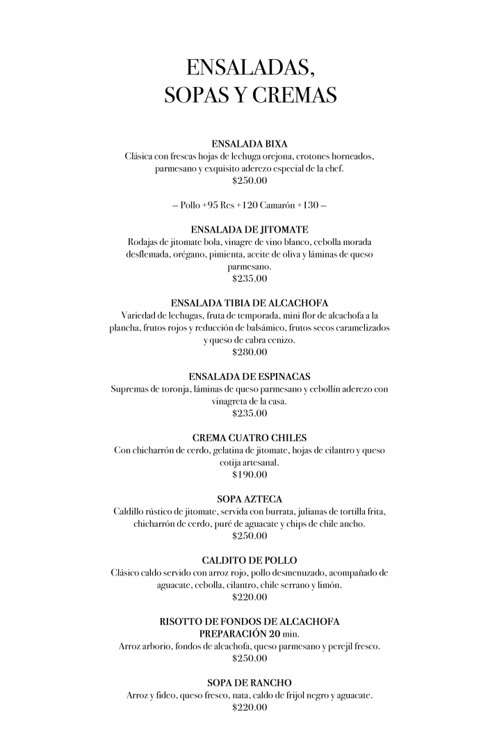 Restaurante Bixa Cocina Auténtica Menu Photo 6