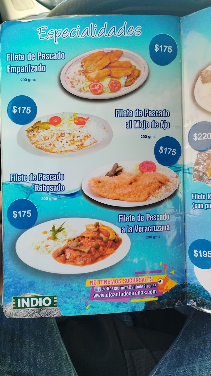 Restaurante Canto De Sirenas Menu Photo 10