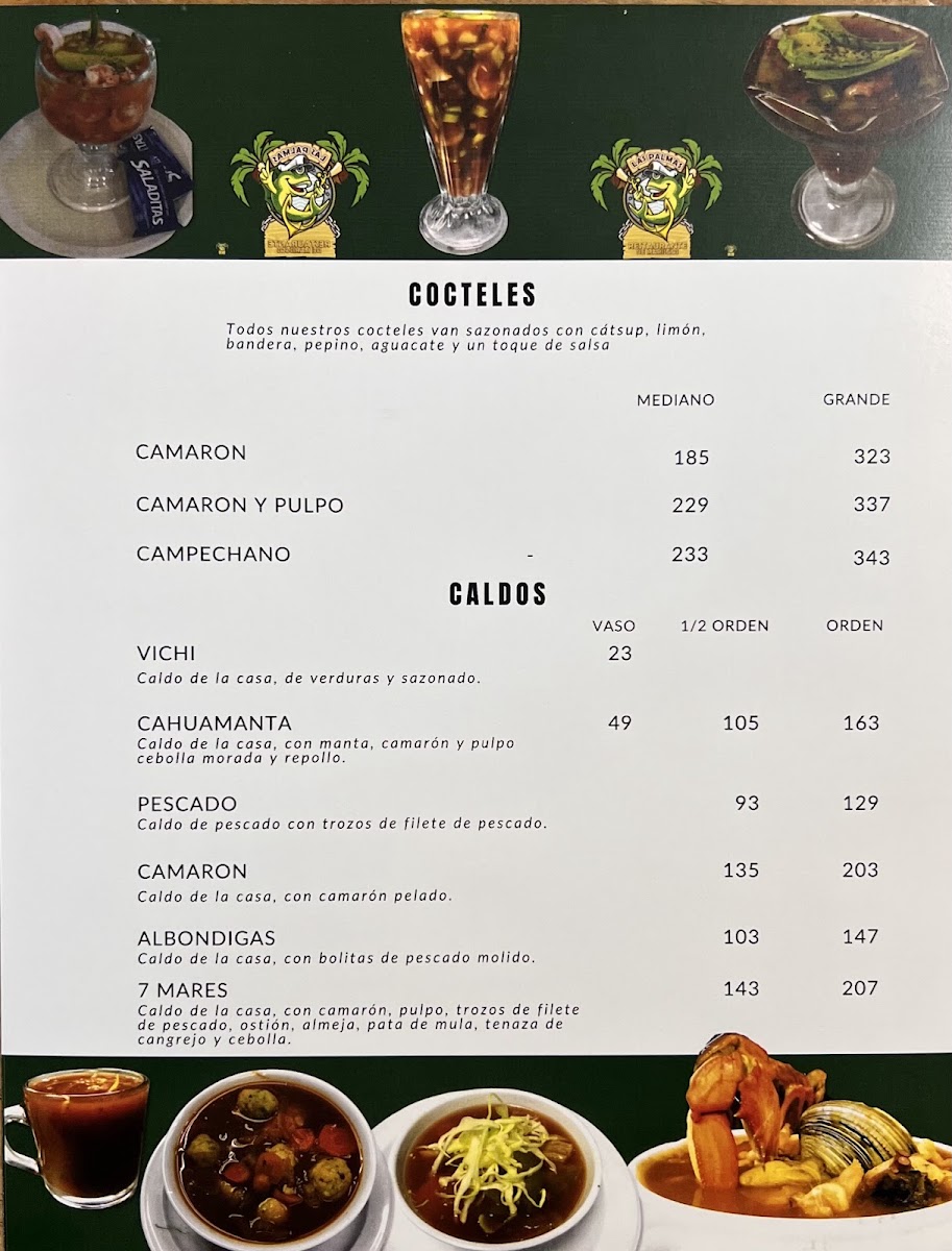 Restaurante De Mariscos Las Palmas Menu Photo 3