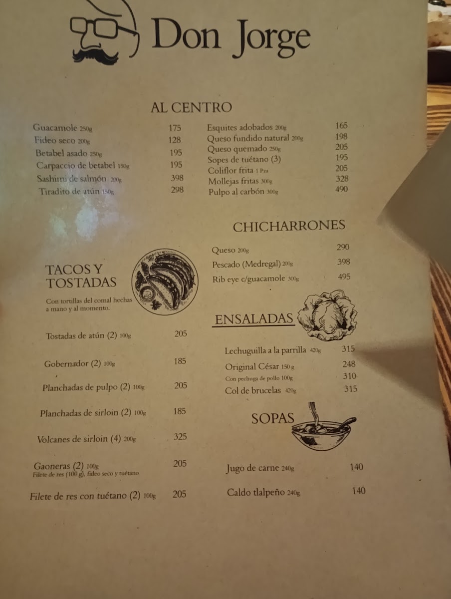 Restaurante Don Jorge Menu Photo 2