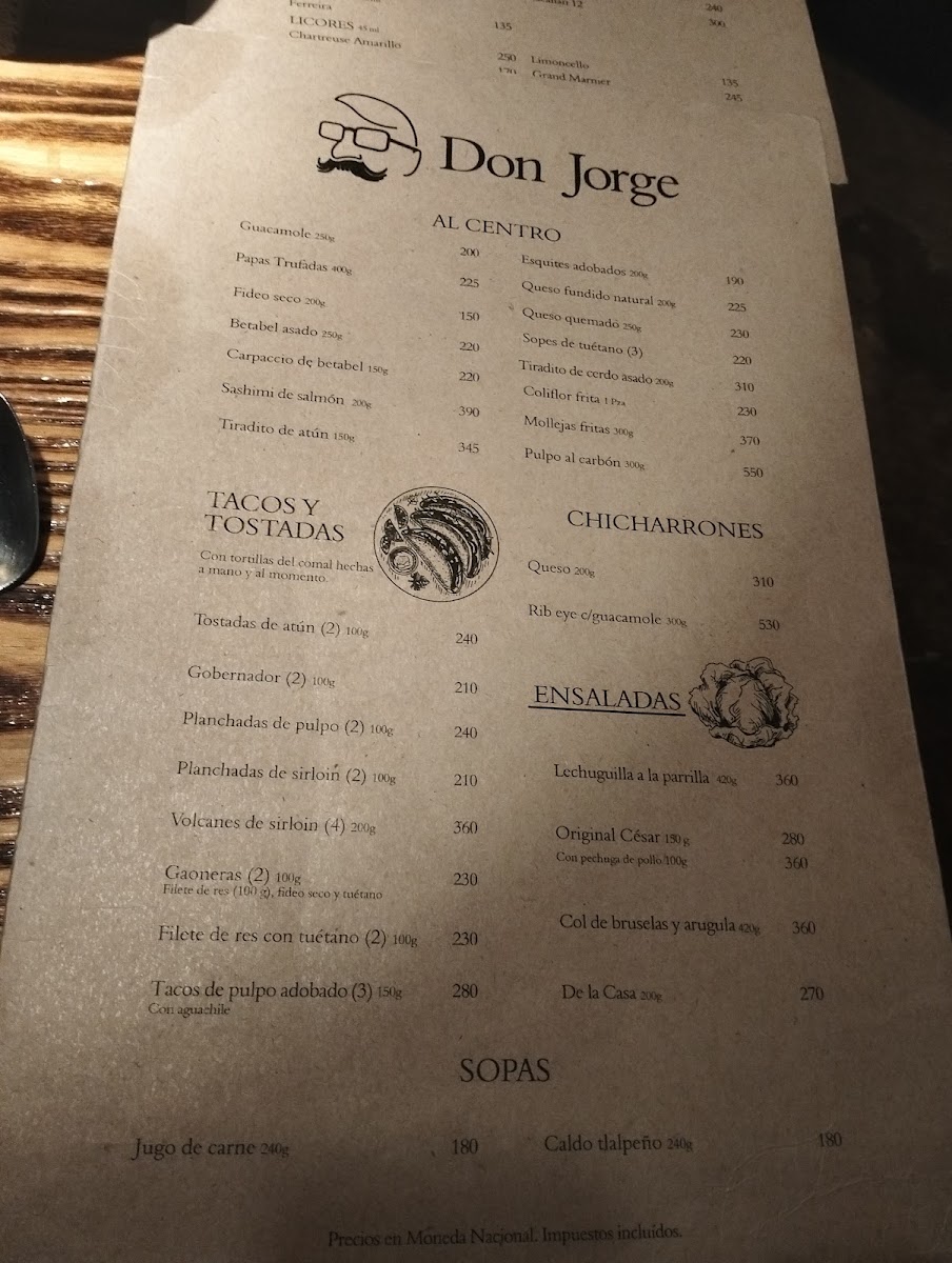 Restaurante Don Jorge Menu Photo 5