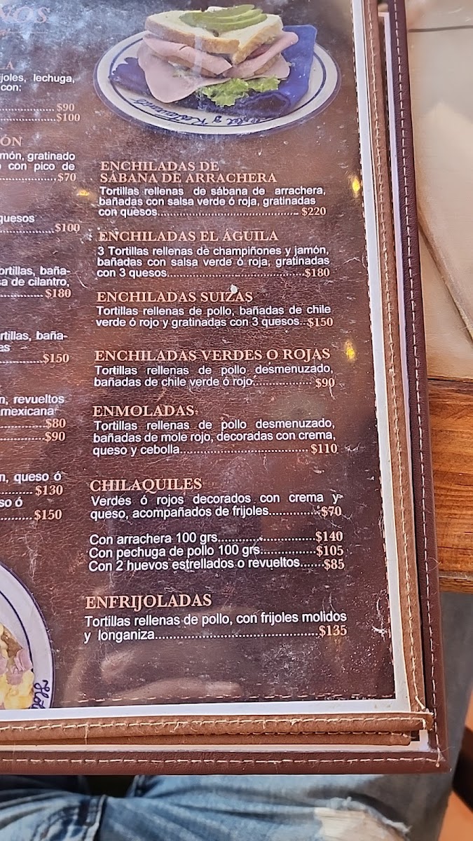 Restaurante El Aguila Menu Photo 2