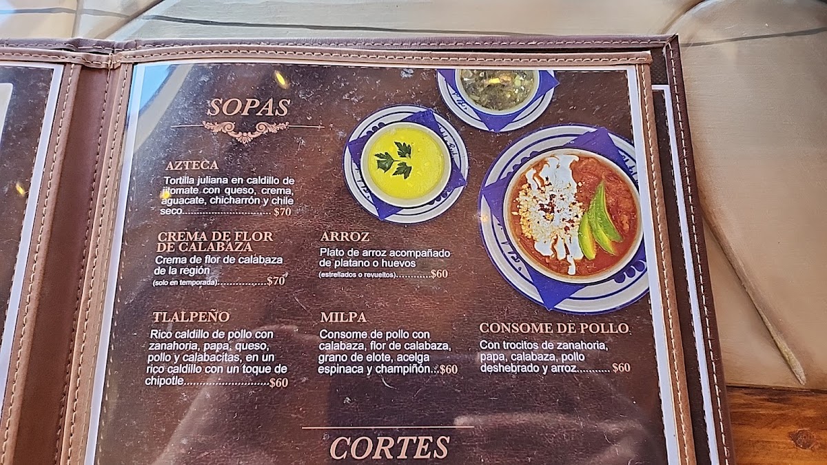 Restaurante El Aguila Menu Photo 3