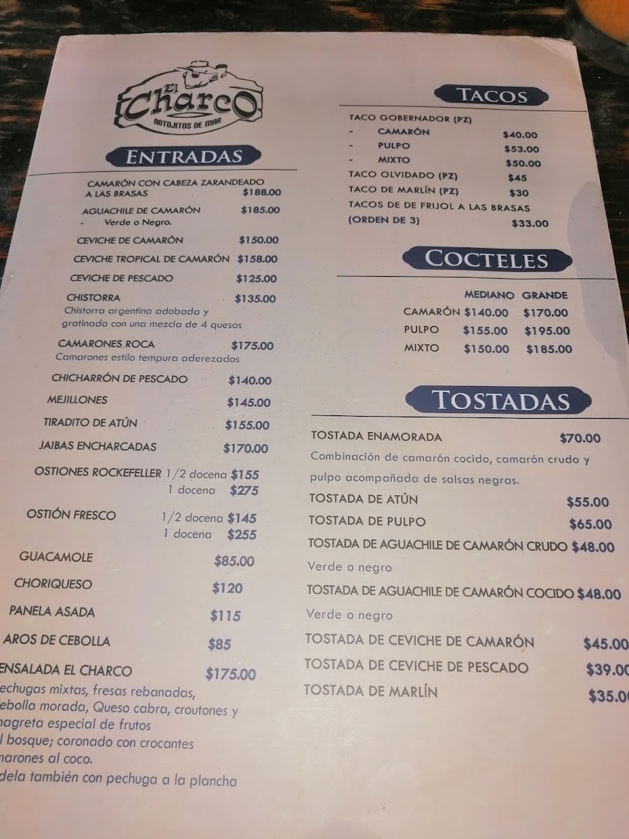 Restaurante El Charco Menu Photo 4