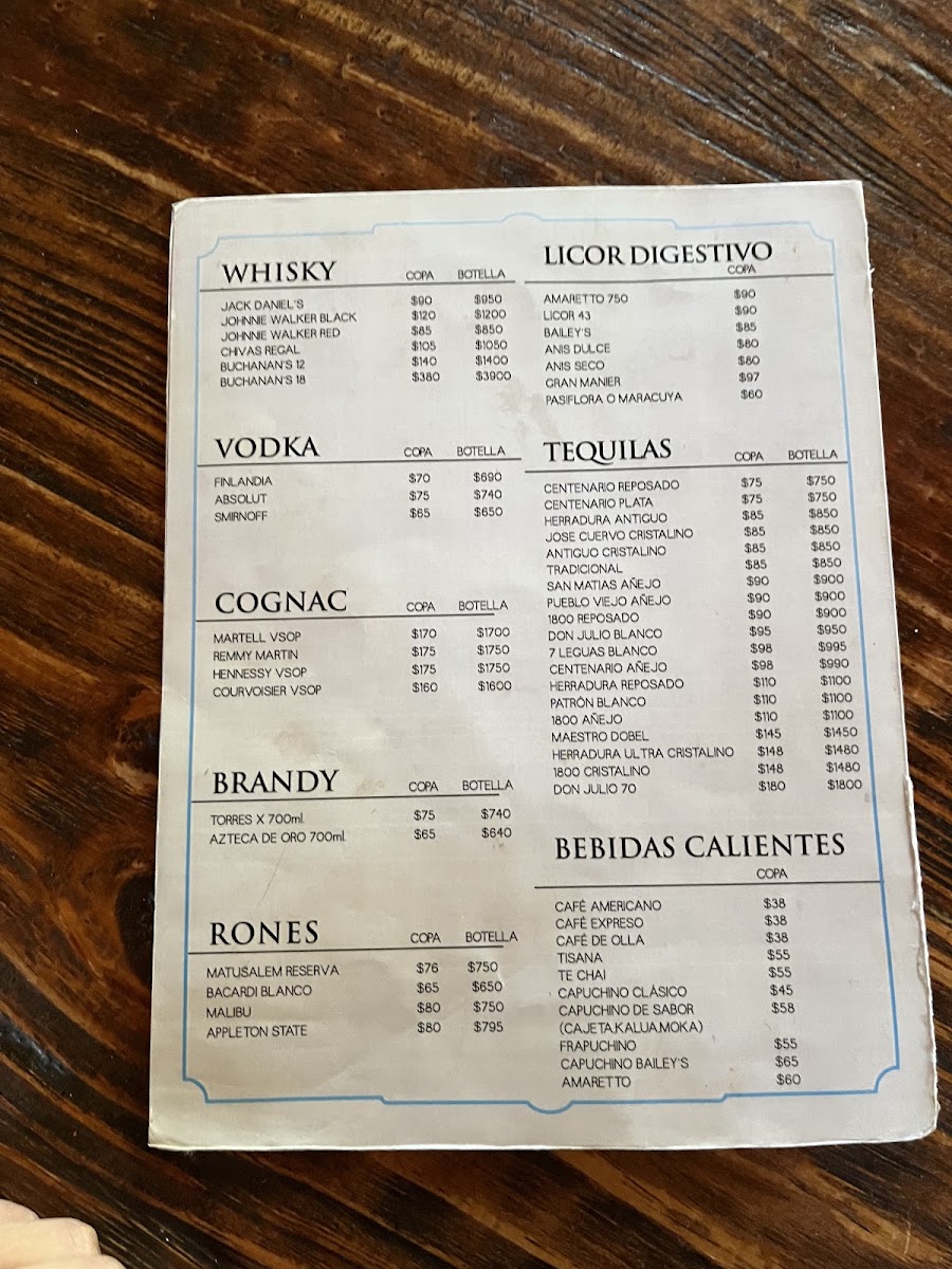 Restaurante El Charco Menu Photo 6