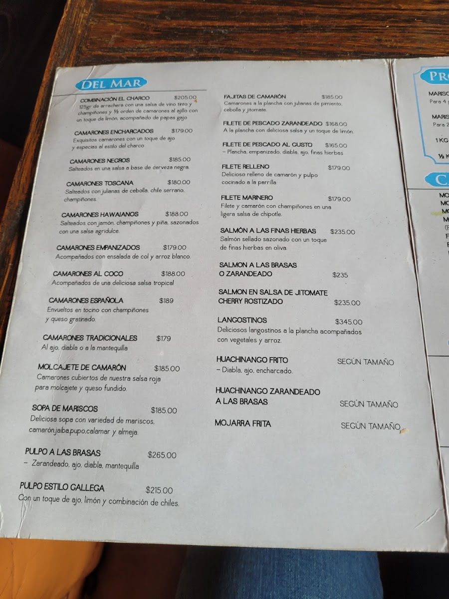 Restaurante El Charco Menu Photo 8