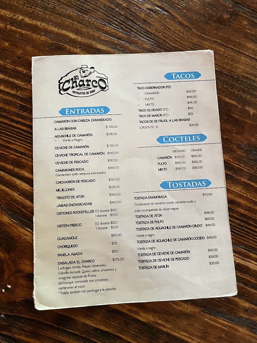 Restaurante El Charco Menu Photo 9