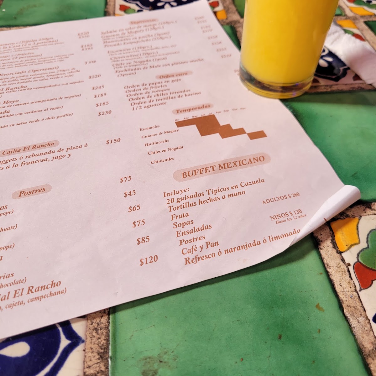 Restaurante 'el Rancho' Menu Photo 4