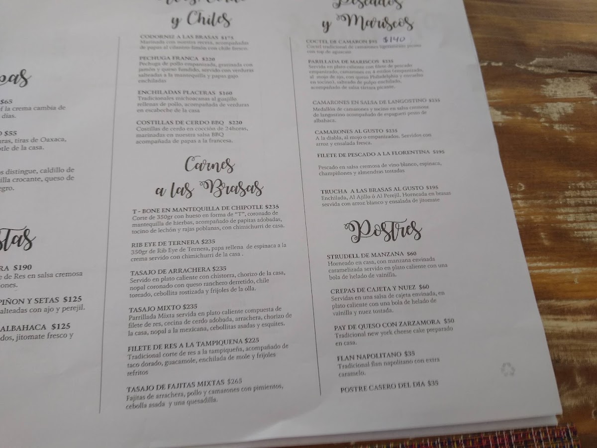Restaurante El Tasajo Menu Photo 4